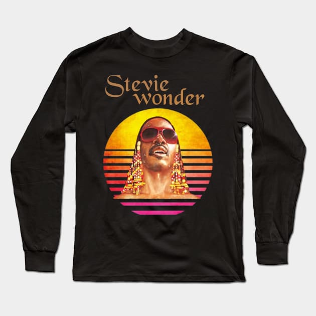Stevie wonder Long Sleeve T-Shirt by patracild